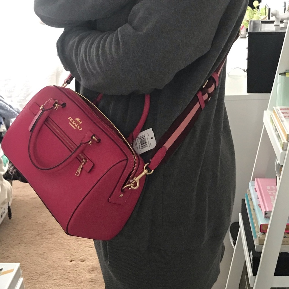 🆕 COACH | Rowan Satchel | Bold Pink 💝 - Picture 13 of 13